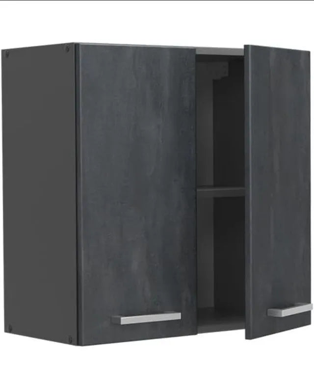 Vicco Armario Colgante R-Line, Hormigón Negro/Antr