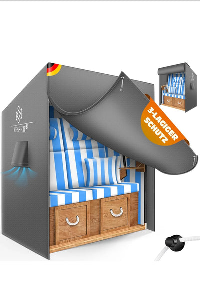 Funda protectora premium para sillón de playa 135cm Kesser