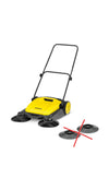 Kärcher S 3 Twin - Barredora 2 en 1, Ancho de Trabajo: 650 mm, hasta 1.800 m²/h de Superficie, contenedor: 16 l, Peso: 9,7 kg, 2 cepillos Laterales para Suciedad Seca, 2 cepillos Laterales para