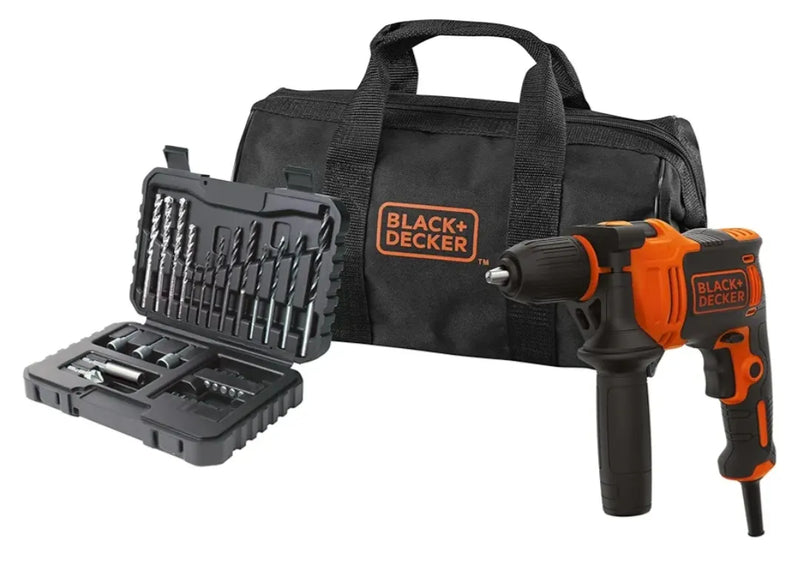 Taladro percutor con cable Black+Decker