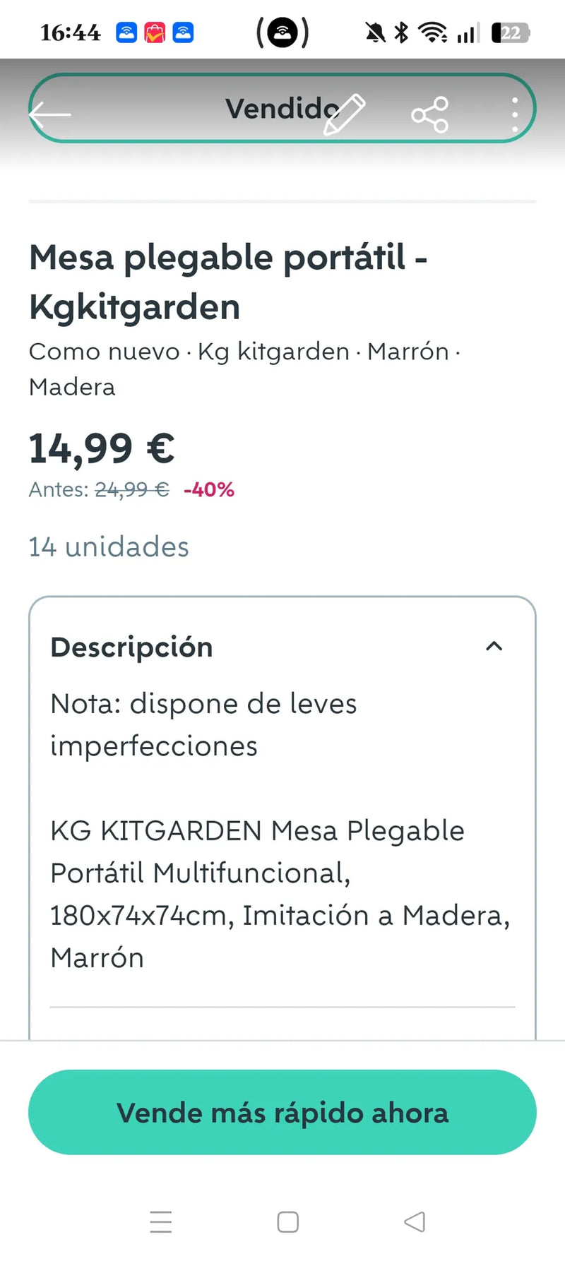Lote 5 mesas