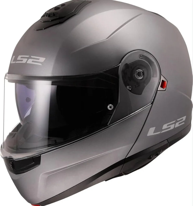 Casco de moto modular blanco XXL - LS2