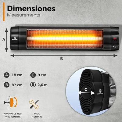 Calefactor por infrarrojos