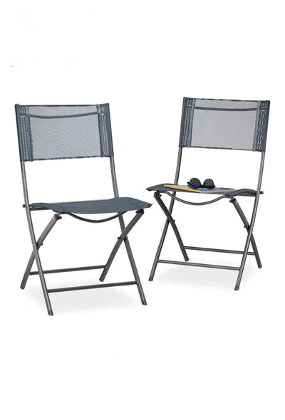 Pack de 2 Sillas Plegables - RELAXDAYS