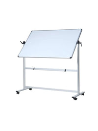 Pizarra blanca móvil de doble cara, 1200x900mm