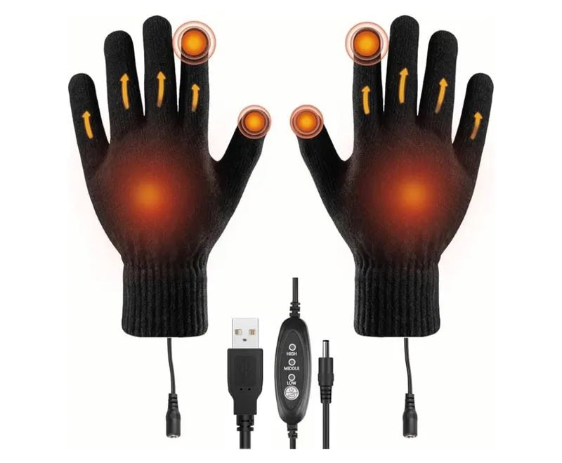 Guantes Calefactables USB Invierno