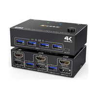 Switch 2 Monitores HDMI+Displayport MLEEDA