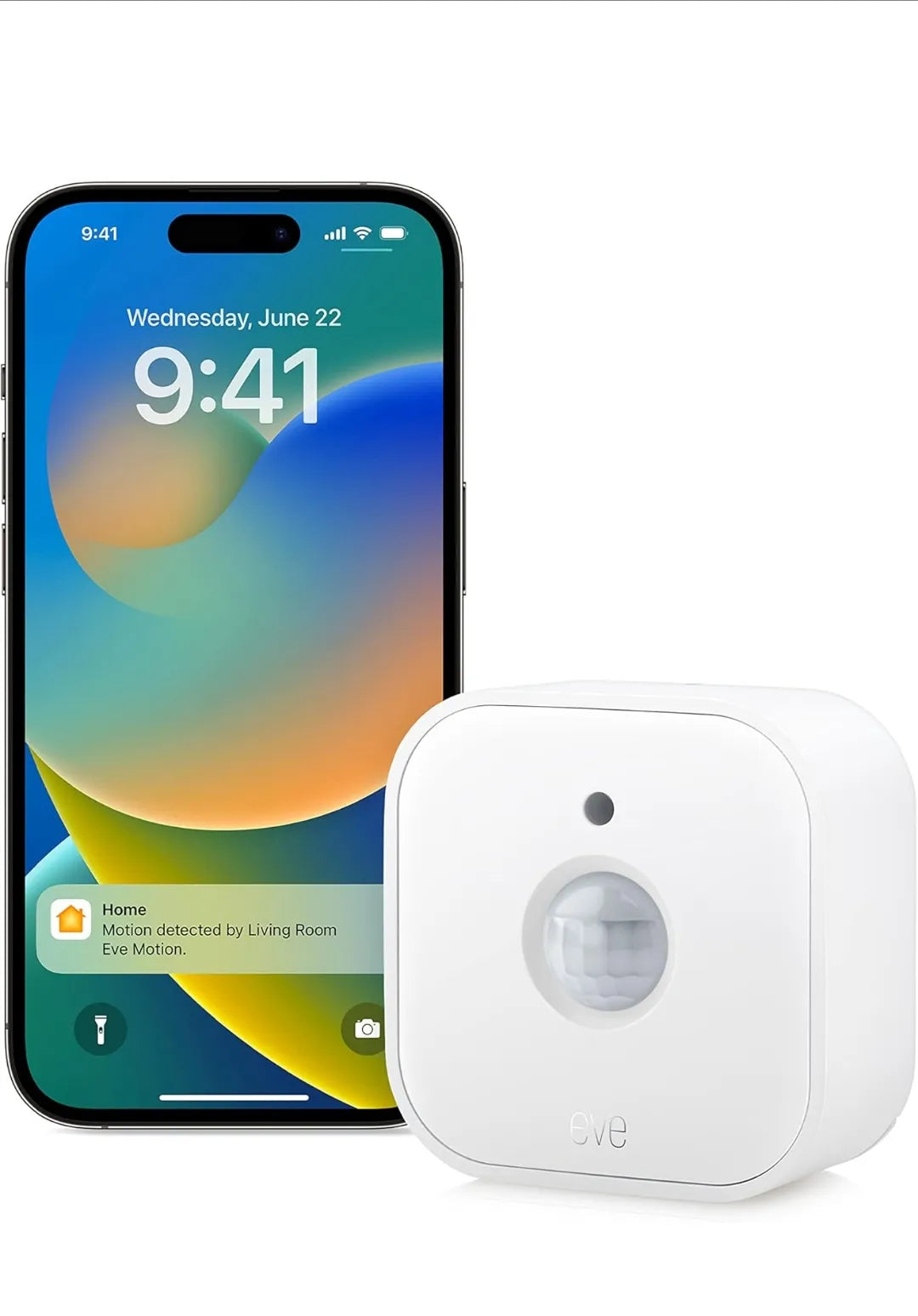 Sensor Inteligente de Movimiento con Sensor de luz Eve Motion