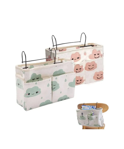2 Piezas Organizador de Cabecera Cama