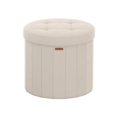 Taburete de almacenaje plegable