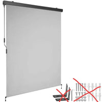 Estor vertical gris claro 140x250cm