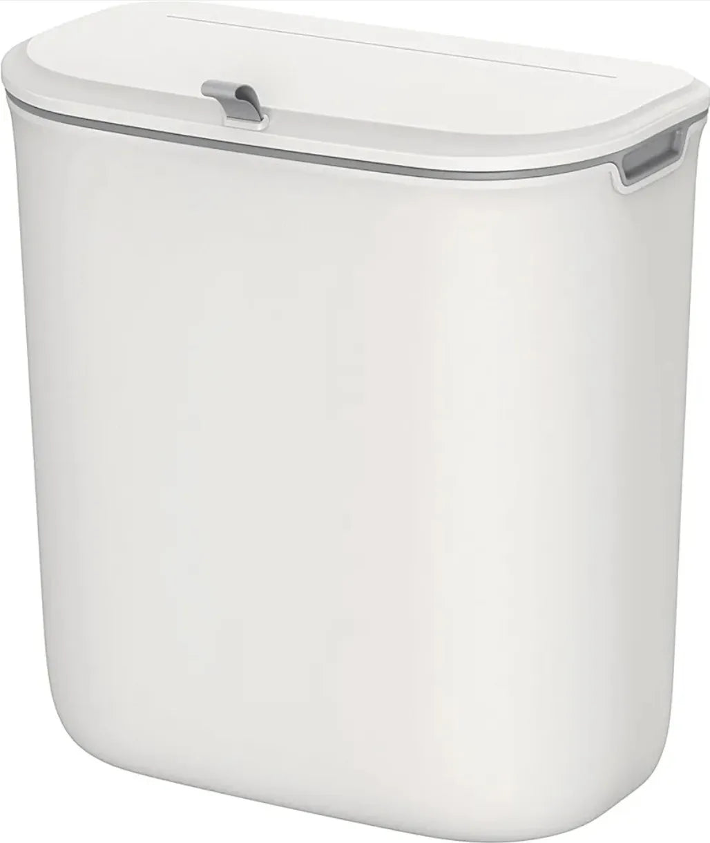 Cubo de basura colgante con tapa