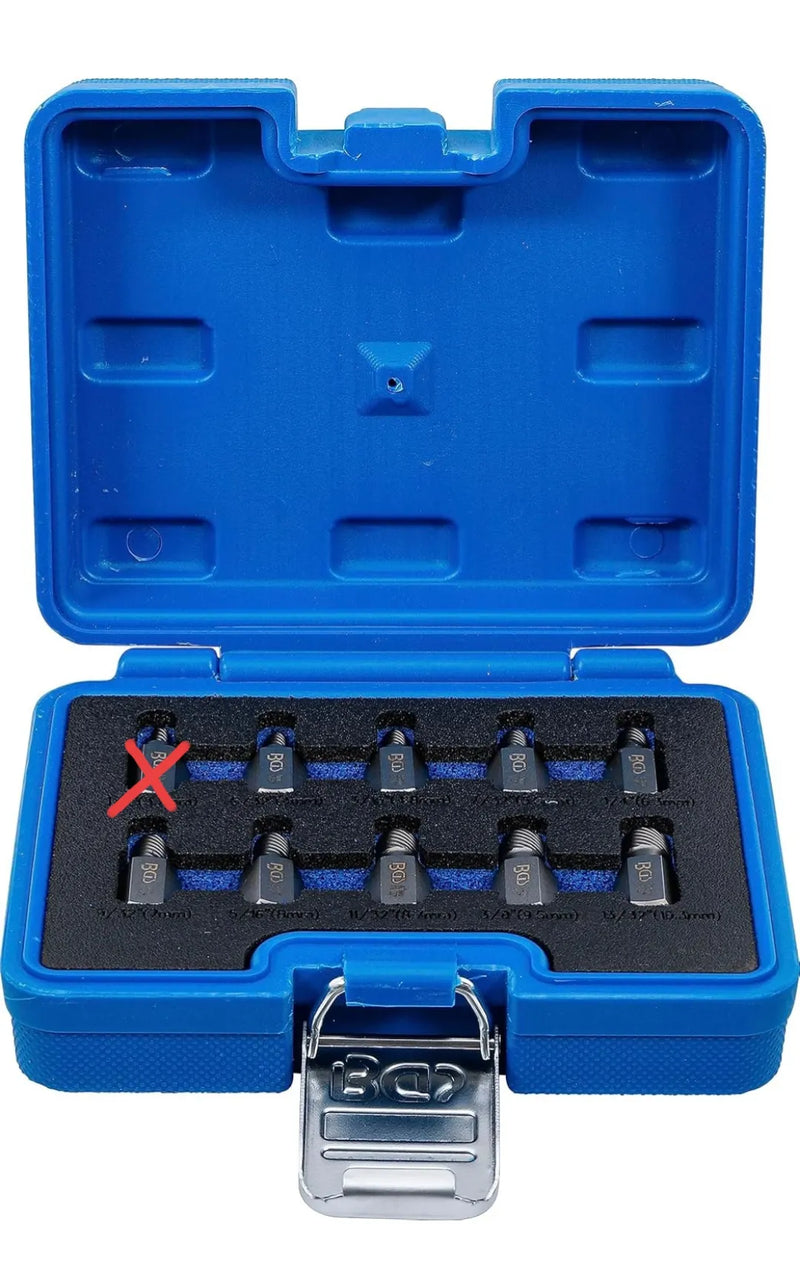 Juego de extractores de tornillos BGS