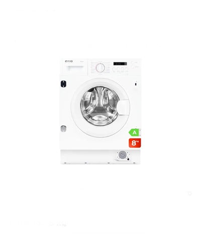 Lavadora Integrable 8kg, Vapor, Eficiciencia Clase A