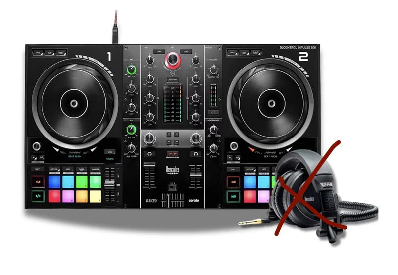Controladora de DJ USB de 2 decks Inpulse 500 Hercules