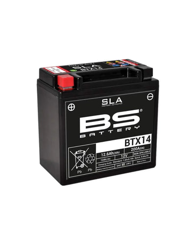 Batería de Moto BS btx14