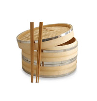 Cesta de vapor de bambu