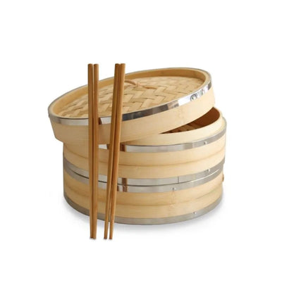 Cesta de vapor de bambu