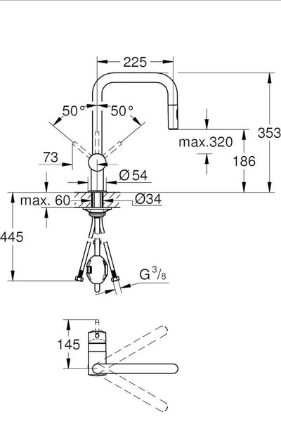 Grifo de cocina GROHE