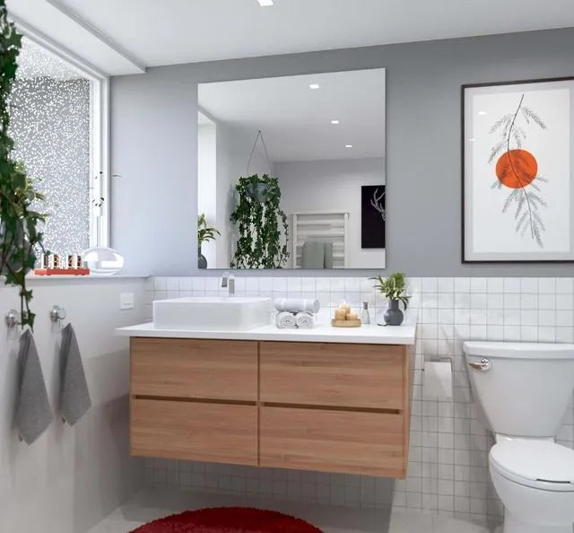 Espejo de baño cuadrado 65x65 - VCM