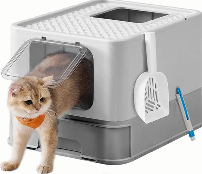 Arenero para gatos con bandeja extraíble