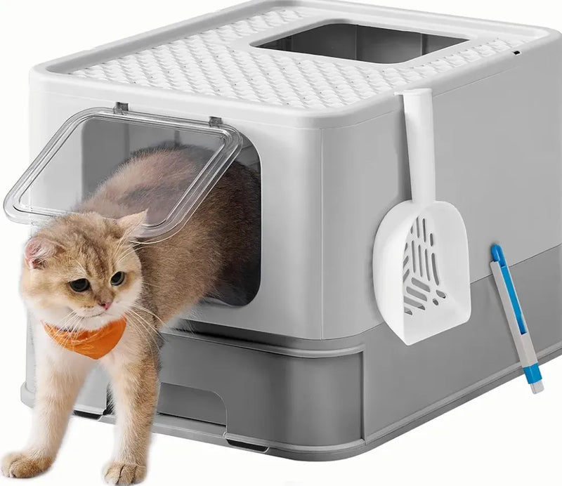 Arenero para gatos con bandeja extraíble