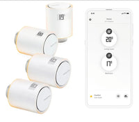 Paquete de 4 cabezales termostato Netatmo