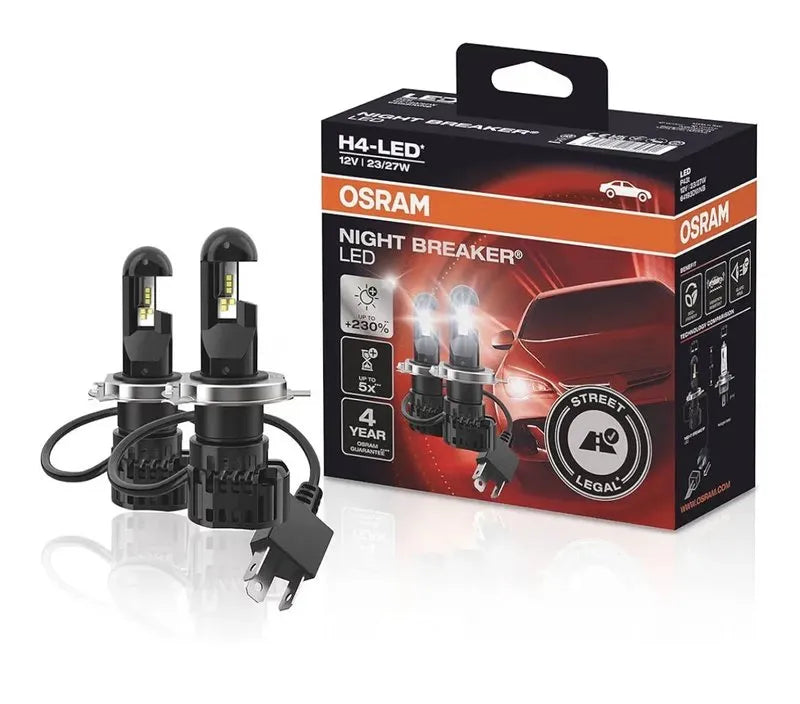 Luz de cruce y de carretera LED homologada OSRAM