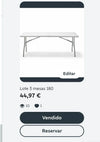 Lote 3 mesas con desperfectos esteticos