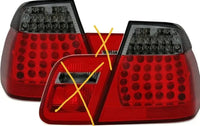 Eagle Eyes LED Faros Traseros Set en Rojo Negro