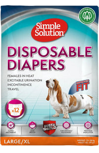 Pañales Desechables para Perros Simple Solution