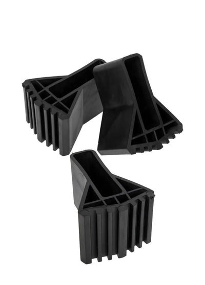 4 Protectores Antideslizantes para Patas de Escalera de Goma