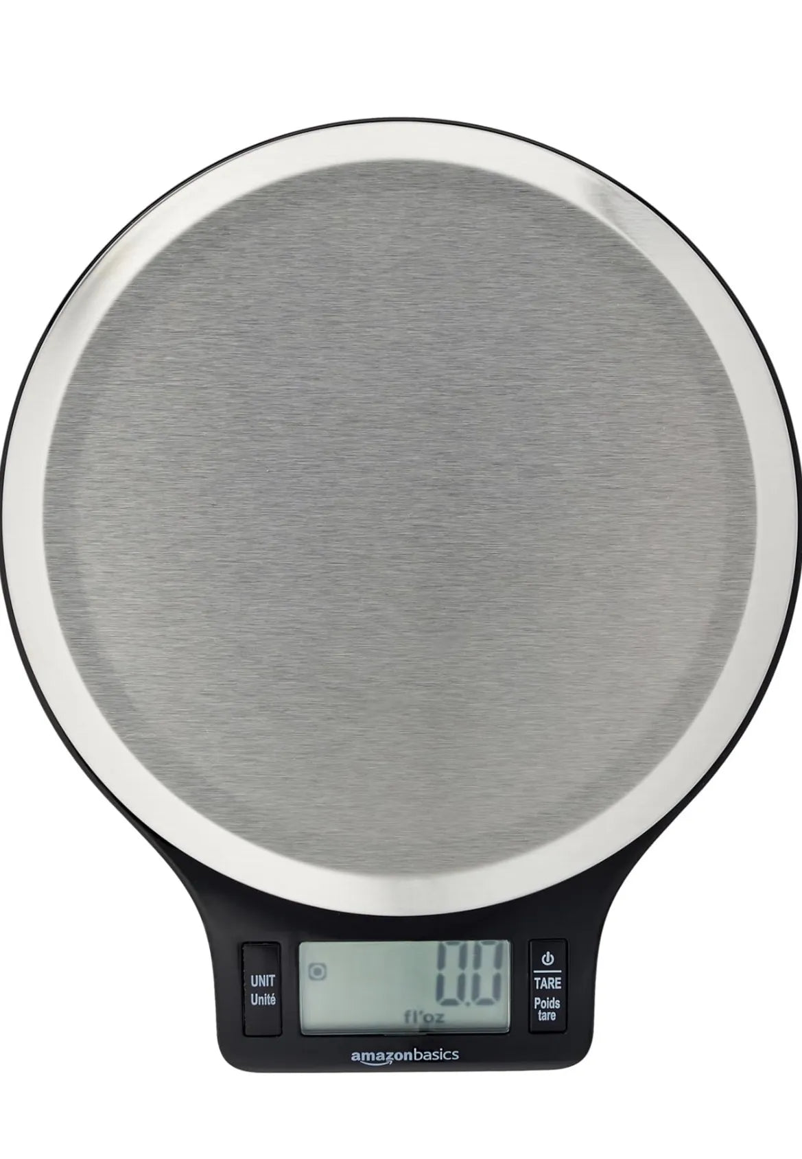 Báscula de Cocina Digital con Pantalla LCD Amazon Basics