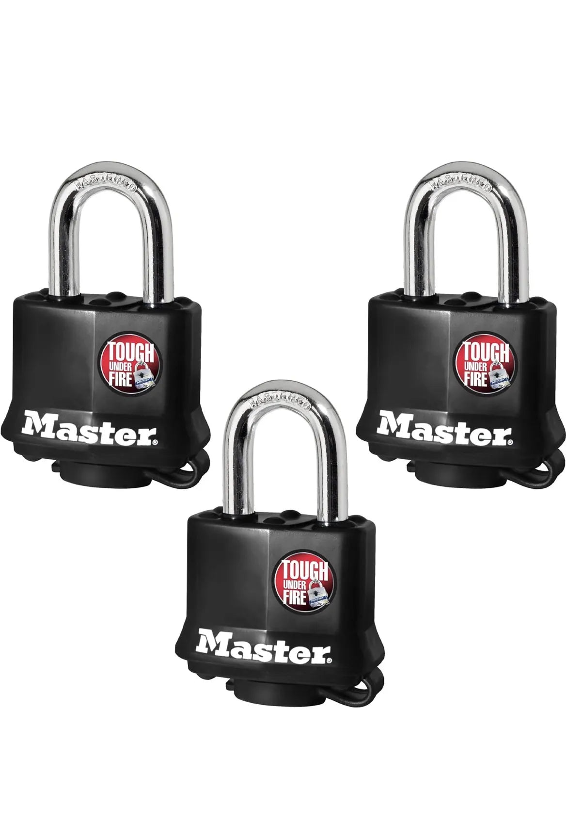 Candado de acero laminado con llave Master Lock