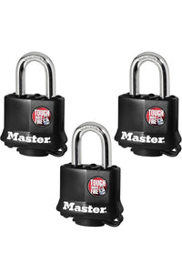 Candado de acero laminado con llave Master Lock
