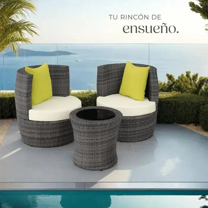 Conjunto de muebles de jardín