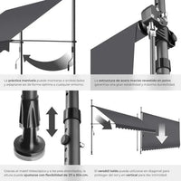 Toldo plegable para balcón