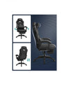 Silla Gaming, Silla de Oficina, Ordenador, Diseño Ergonómico, con Reposapiés