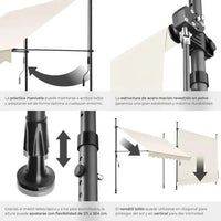 Toldo plegable para balcón