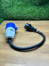 Adaptador Industrial con 1 Toma CEE + Enchufe Schuko