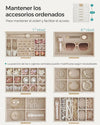 Caja de joyas con 6 niveles