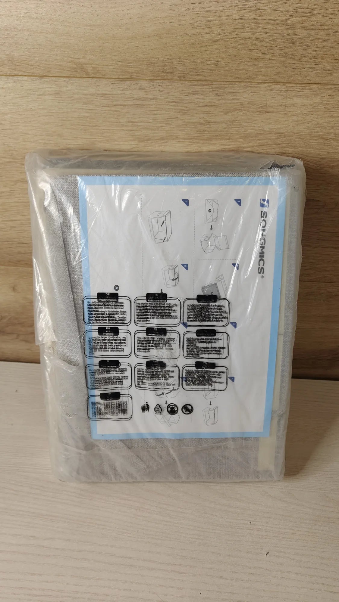 Caja Almacenaje Tela Infantil, Caja Organizadora Plegable