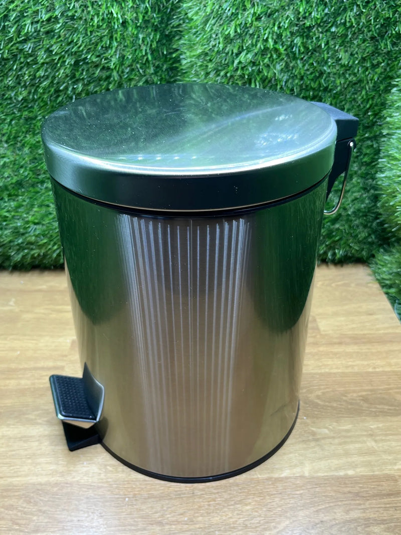 Cubo de Acero Inoxidable con Pedal 5L Amig
