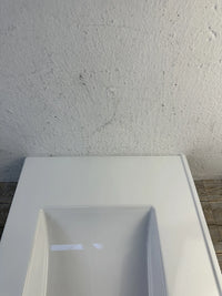 Encimera lavabo rectangular