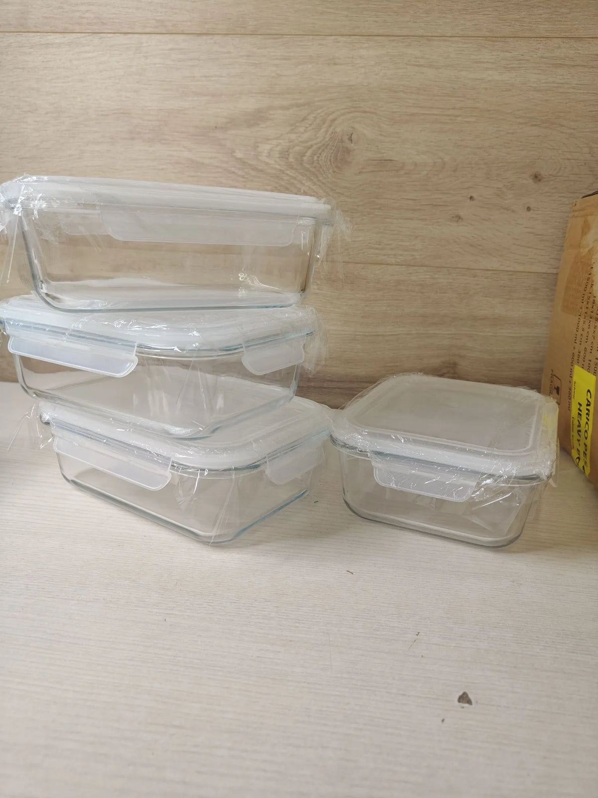 Pack de 4 fiambreras de cristal - LG luxury