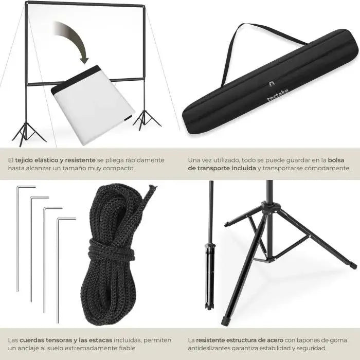 Pantalla para proyector portátil