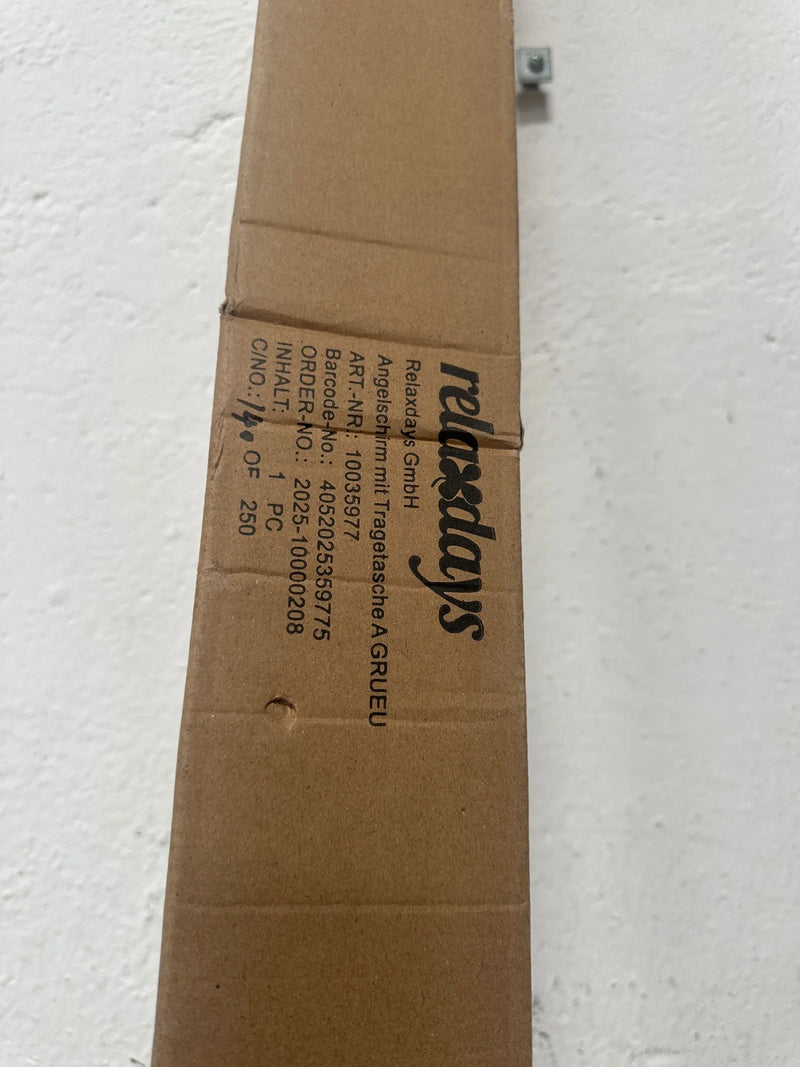 Paraguas de pesca con pared