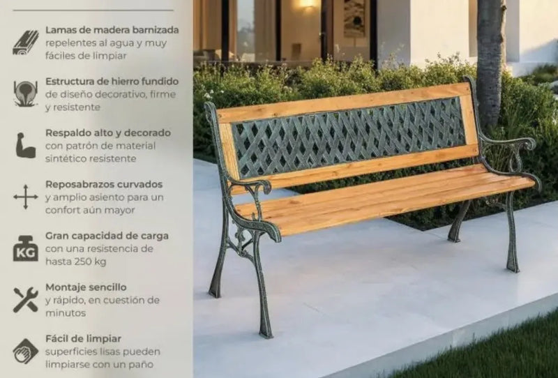 Banco de jardín