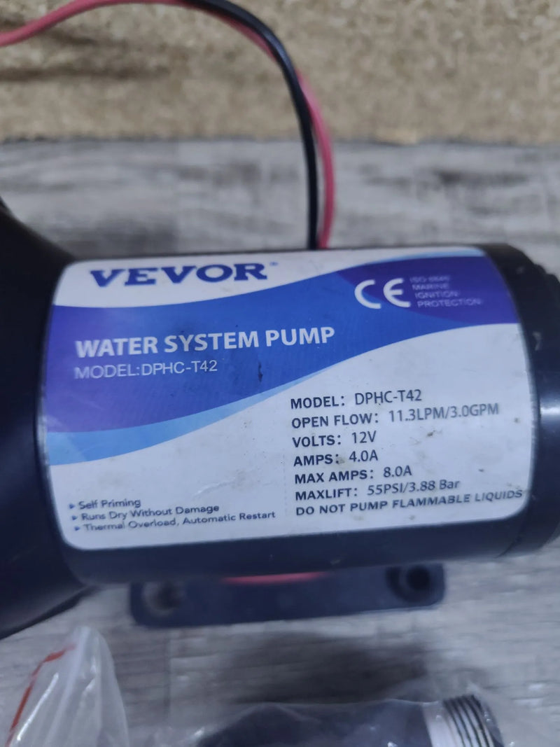 Bomba de agua dulce de diafragma VEVOR