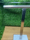 Toallero de mano con base de mármol para baño